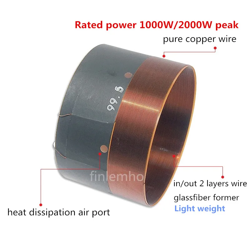 99.5mm DJ Speaker Subwoofer Voice Coil 15\