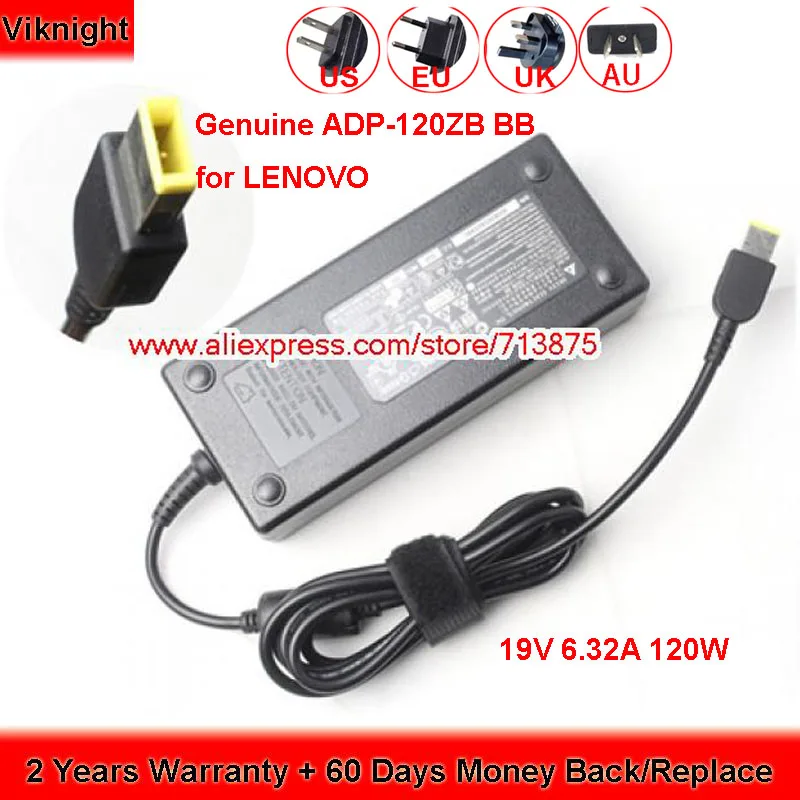 Genuine 120W 19V 6.32A ADP-120ZB BB Laptop Adapter for LENOVO C355 C360 C365 C560 ALL IN ONE