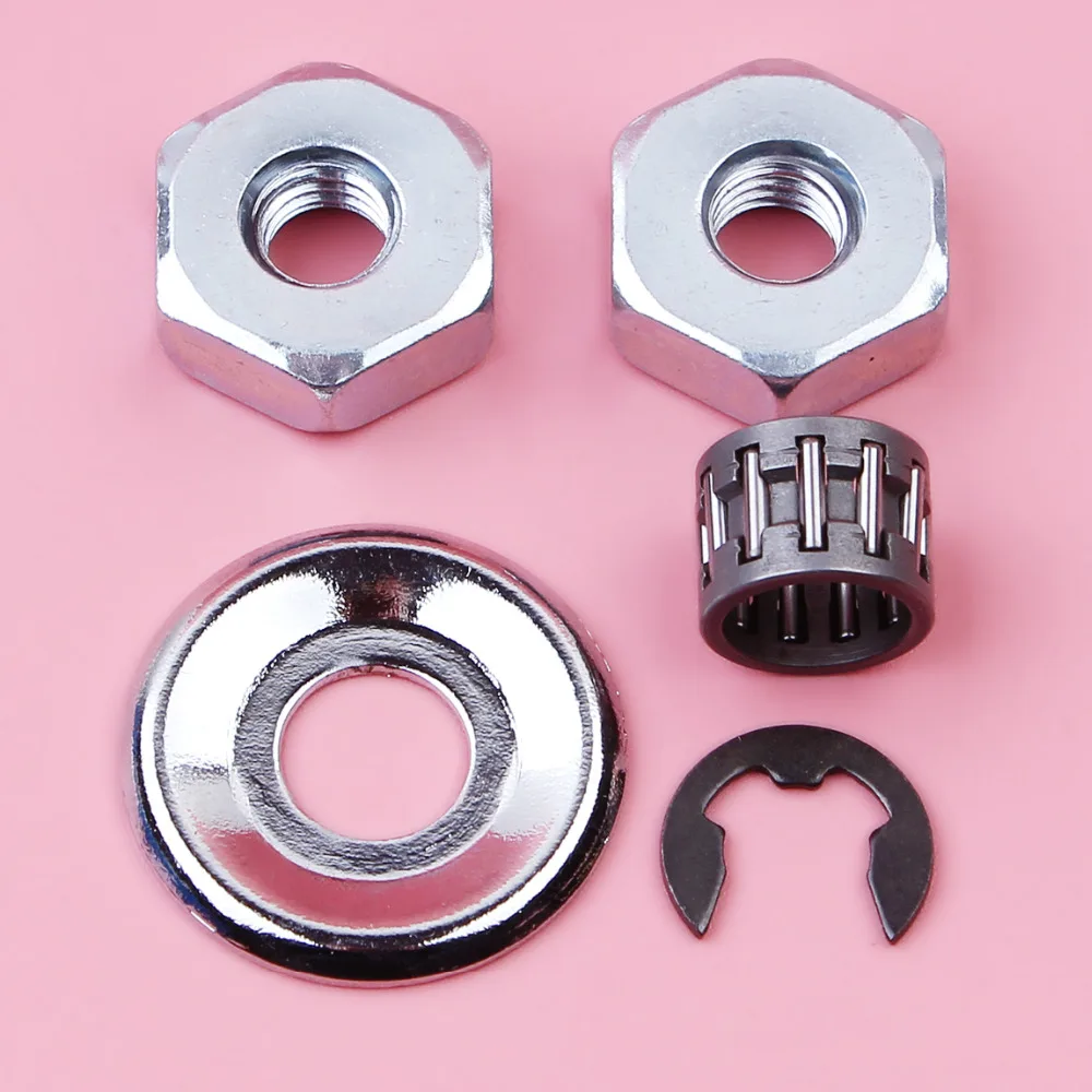 Cuscinetto dell'ago del dado della barra e-clip della rondella della frizione per Stihl MS250 MS230 MS210 MS180 MS170 025 023 021 018 017 motosega sostituire le parti