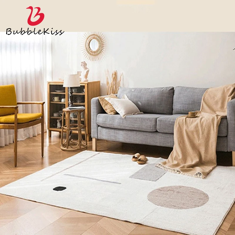 

Bubble Kiss Lamb Wool Carpets For Living Room Nordic Fluffy Home Area Floor Mats Soft Abstract Printed Bedroom Anti Slip Rugs