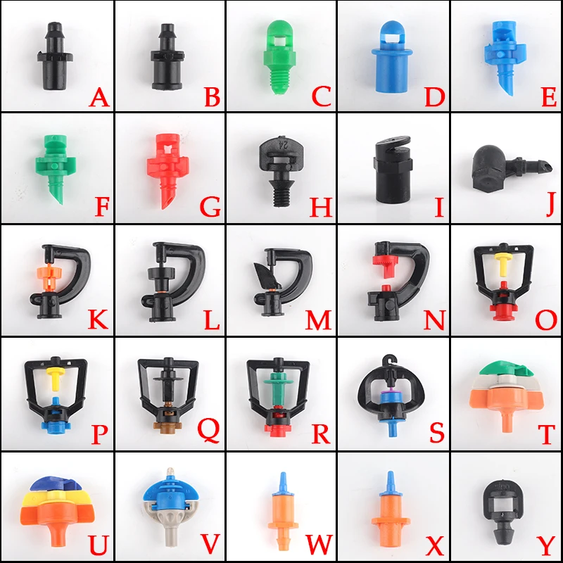 

10~50pcs Garden Irrigation Refracting Sprinkler Nozzle Gardening Atomization Mist Sprinklers Greenhouse Irrigation Rotate Nozzle