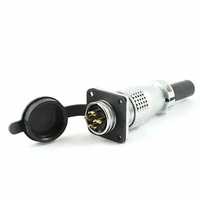 Kim Loại Chống Thấm Nước 4 Pin 20mm Hàng Không Kết Nối Bộ Chuyển Đổi AC 250V 15A