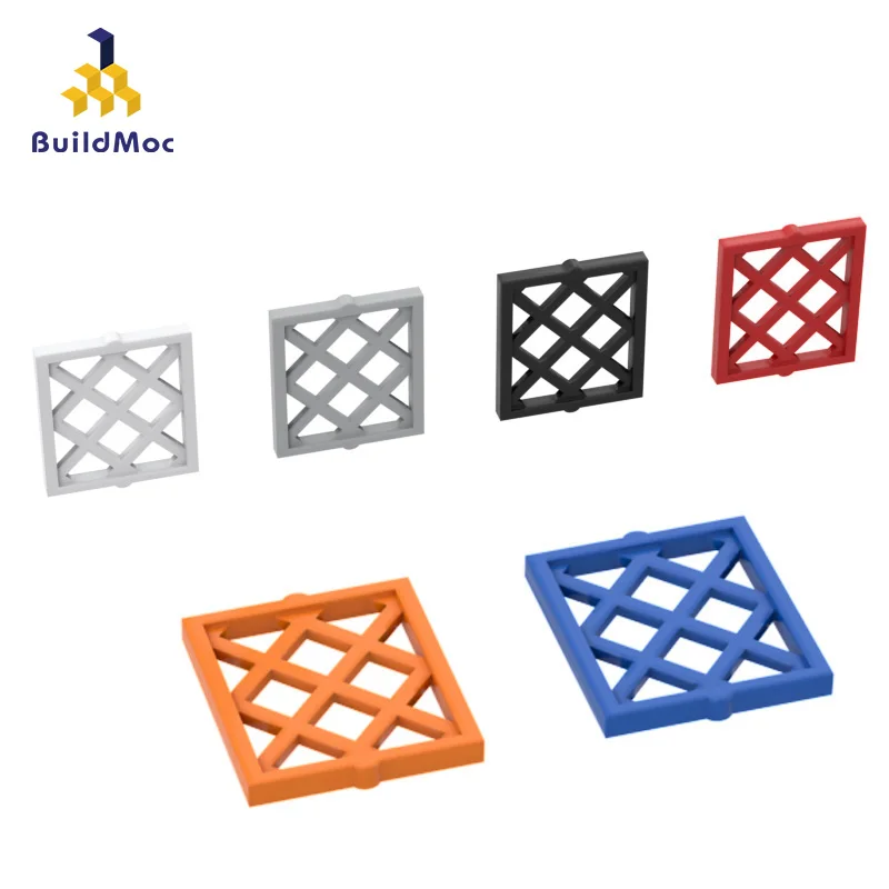 

BuildMOC 38320 1x2x2 grid window For Building Blocks Parts DIY Construction Creative gift Toys