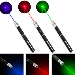 Pointer Pen Black Green Color Laser Indicator Visible Beam Strong Laser Point Powerful 3 Colors Available (without Battery)