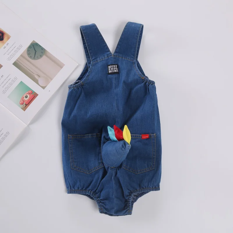 Kids Jeans Pants Children Winter Clothing With Dinosaur Tail Overalls For  Boys And Girls Designer Jumpsuits For Little Child