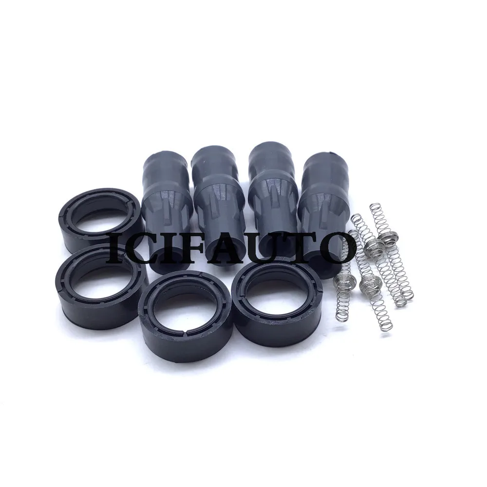 4 Pcs x Ignition Coil Rubber Boot Pack for Eclipse Galant Lancer Outlander 2.4L L4 MR994643 / MR994642