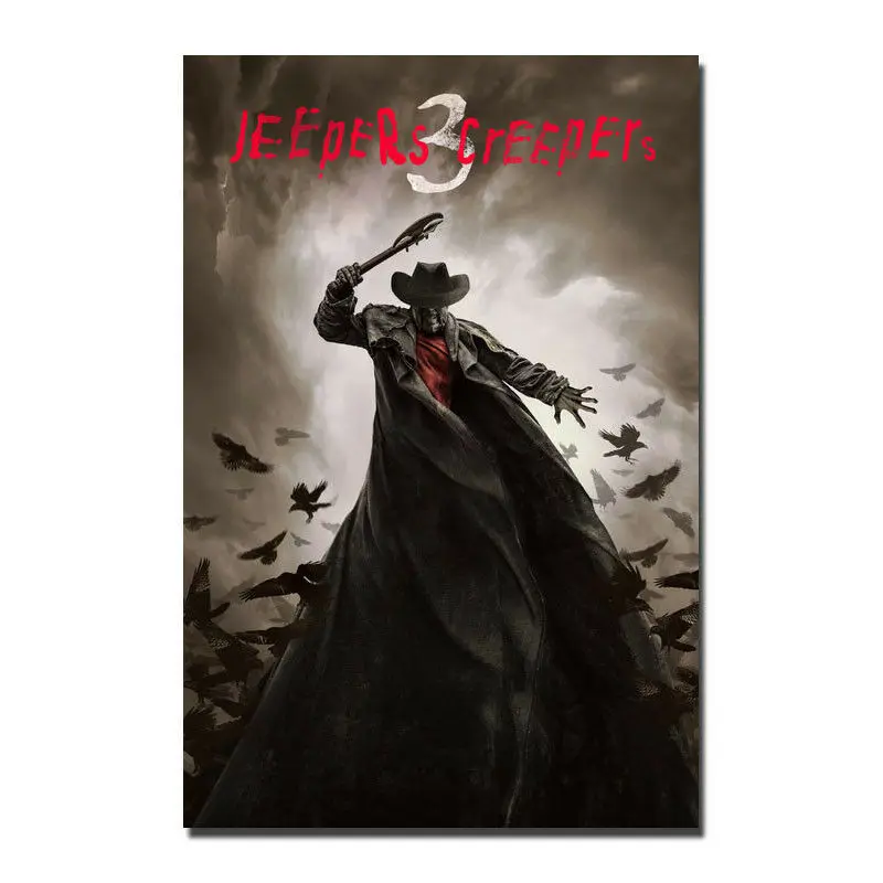 J0222 Jeepers Creepers 3 Movie Silk Poster Art Light Canvas Home Decoration