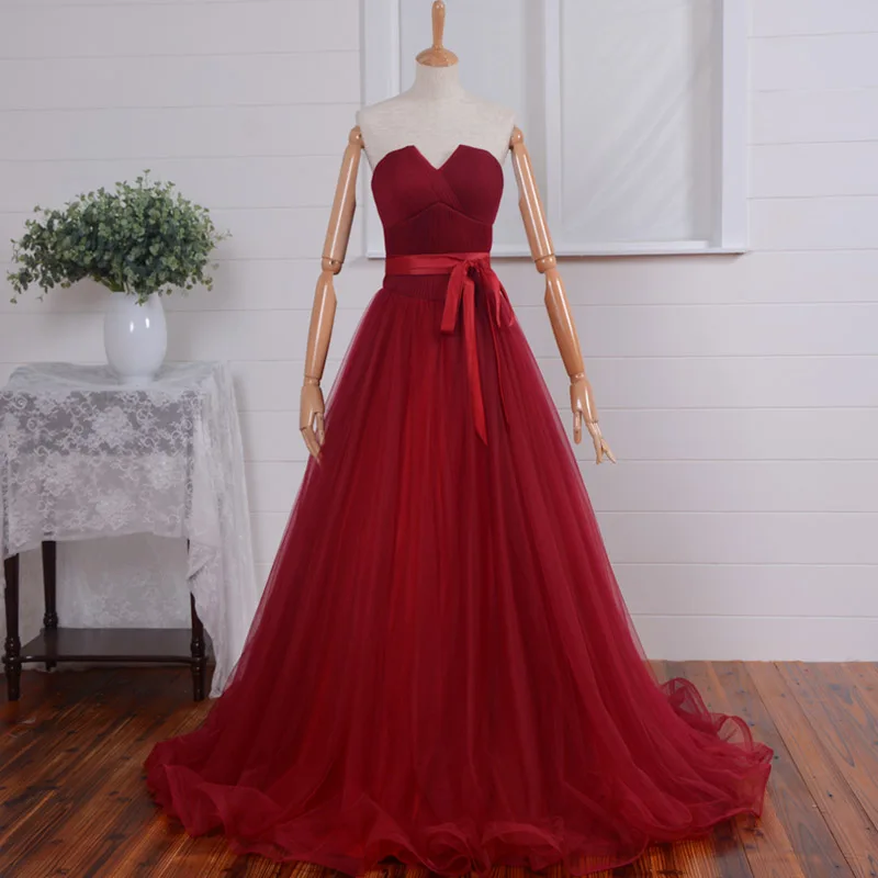 Sexy Sweetheart Panjang Prom Gaun Desain Baru Ikat Pinggang Vestido De Festa 2015 Tulle Gaun Malam Renda Louisvuigon Wanita