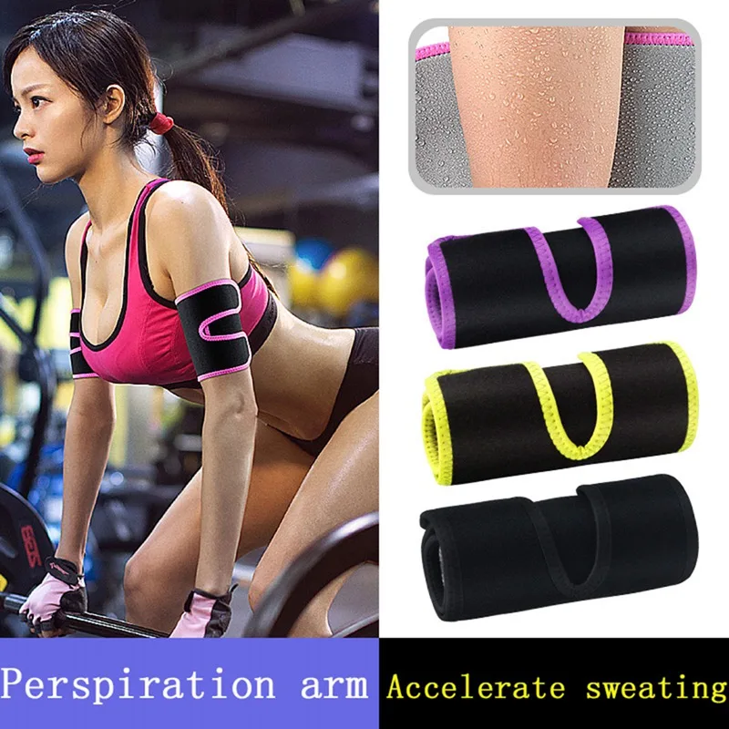 Arm Sleeve Wrap Ultra-thin Thermal Compression Sweating Slimming Band For Fitness Gym Yoga Weight Loss Women Men's Sportswear