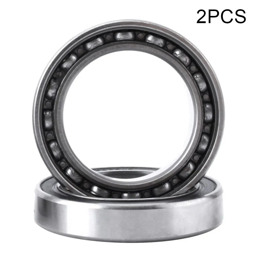 1Pair 25x37x7MM Ball Bearing 6805-2RS Steel Bearings For BB68-73 Threaded BB90-92 Press-in Center Shaft Bicycle Bottom view 2