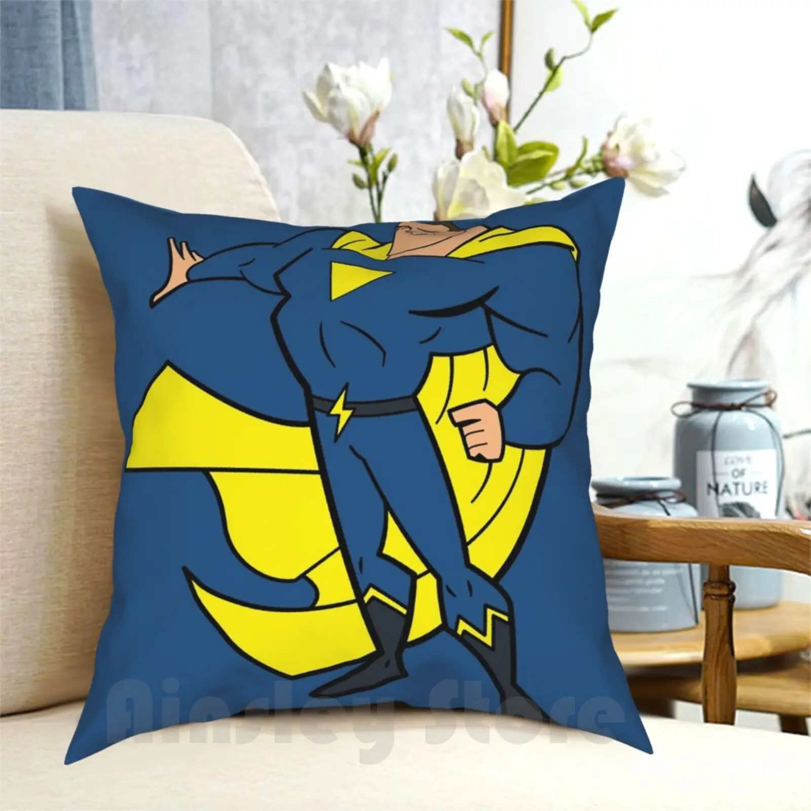 Superhero Pillow Case Printed Home Soft DIY Pillow cover Superhero Super Hero Muscular Strong Brave