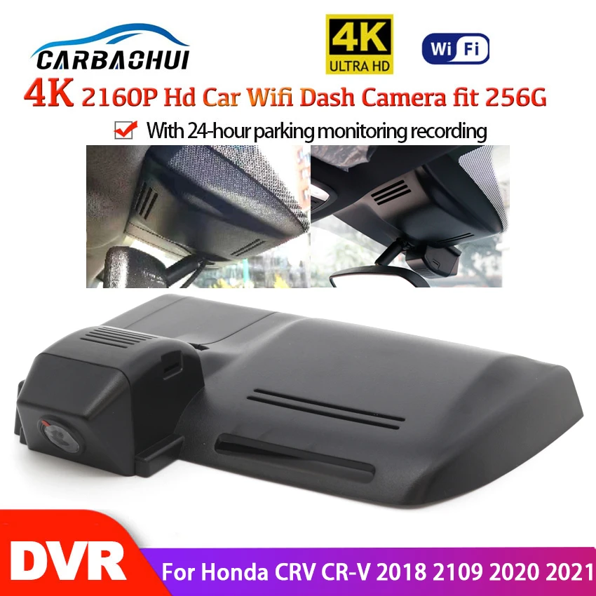 New 4K Full HD 2160P Hidden Car DVR WIFI Dash Camera Video Recorder Dash Cam High quality For Honda CRV CR-V 2018 2109 2020 2021