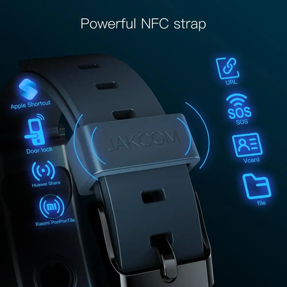 JAKCOM F2 Smart Call Watch NFC Version New product as wrist watch band 4 running bond touch bracelet couple vibration