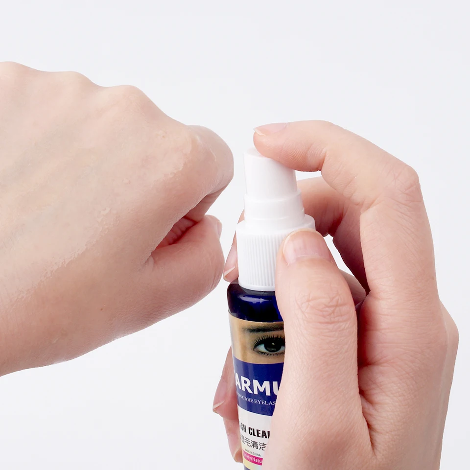 30ml/병 속눈썹 클리너 프라이머 속눈썹 연장 청소 액체 속눈썹 연장 속눈썹 클렌저 속눈썹 케어 메이크업 도구