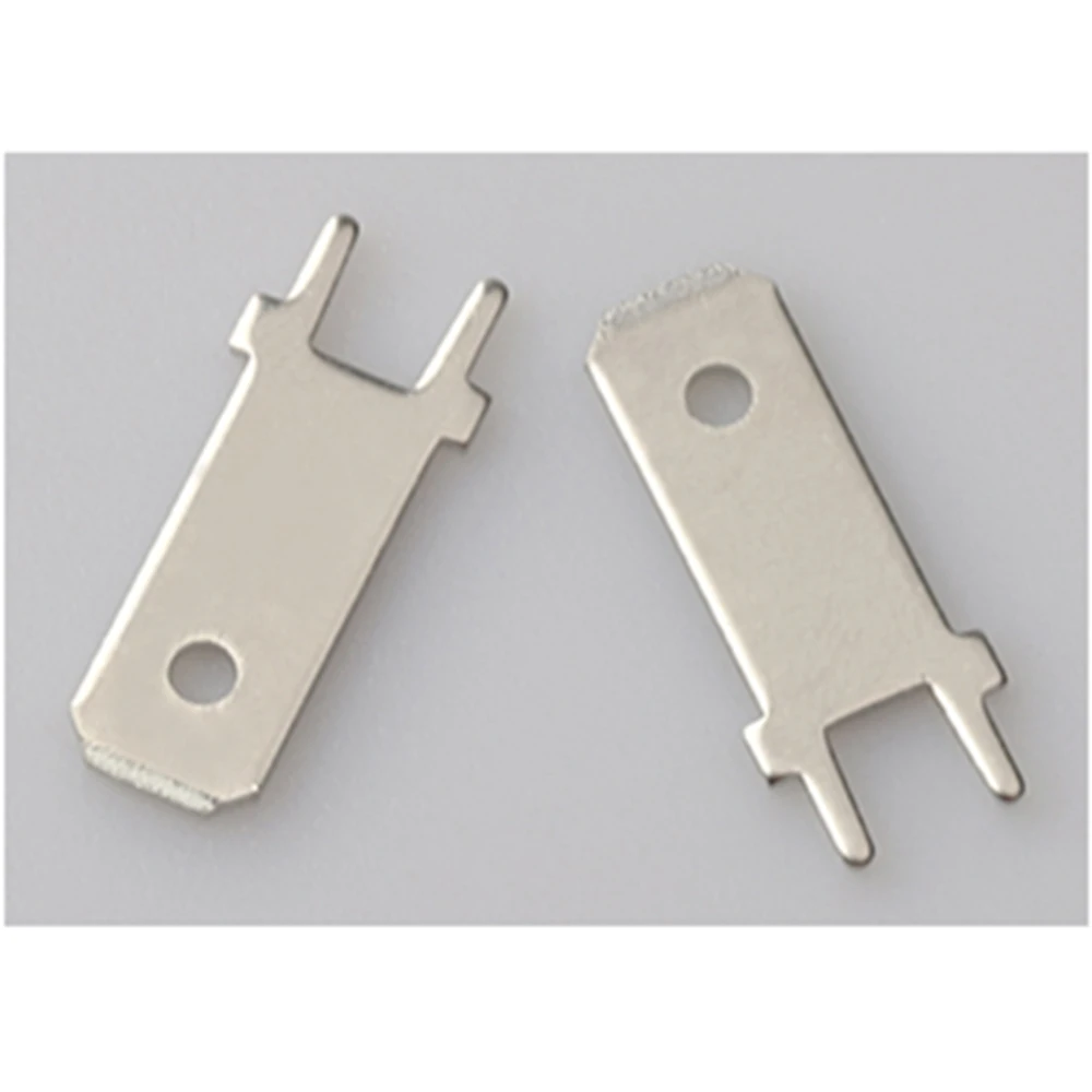 50pcs/100pcs 6.3 Lengthened inserts 6.3mm PCB solder terminals PCB solder inserts