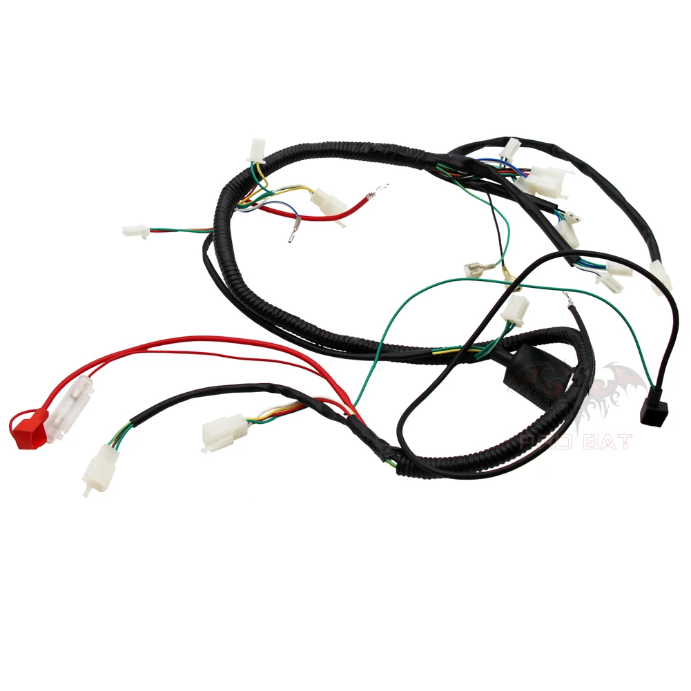 Electrical Wiring Harness Wire Loom for GY6 125cc 150cc ATV Quad Moped Scooter Sunl Roketa