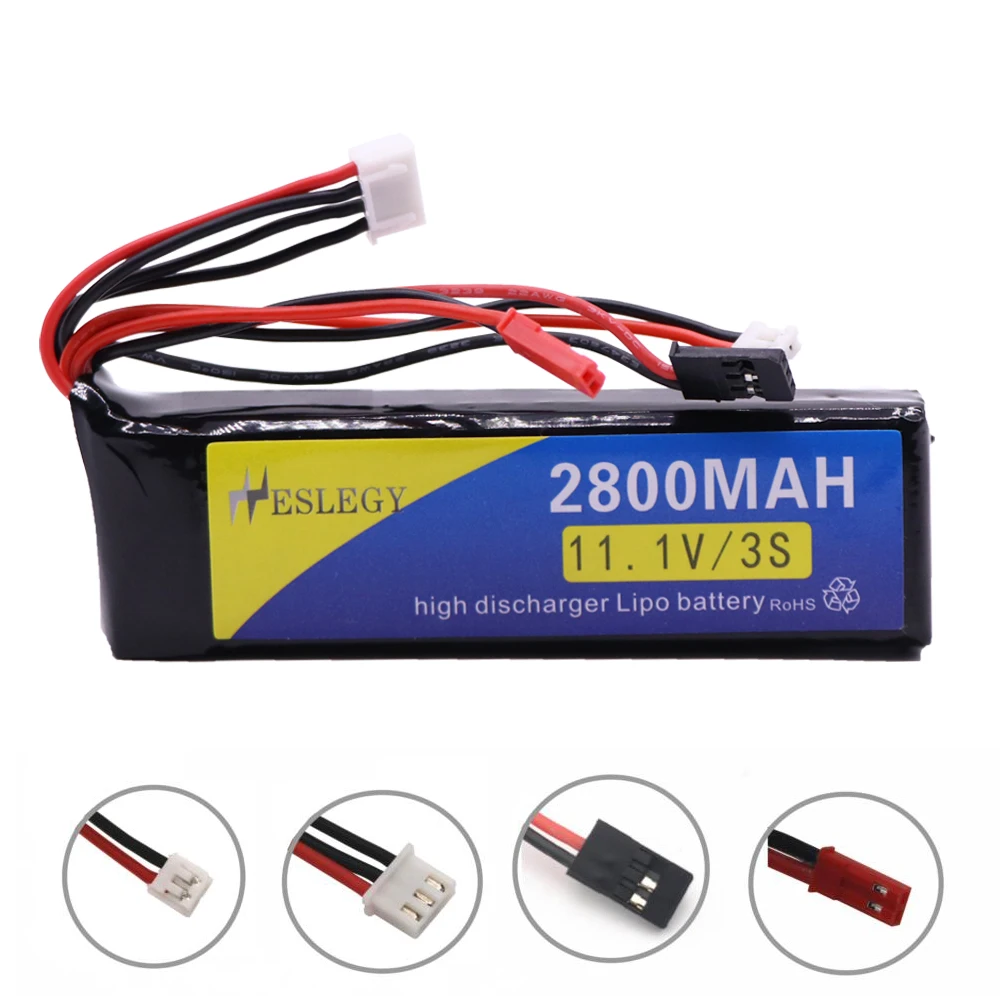 

Battery for Walkera DEVO 7 T8FB DEVO 10 DEVO12E F12E WFLY9 RadioLink AT9 AT10 AT90S Transmitter parts 11.1V 2800mAh lipo battery