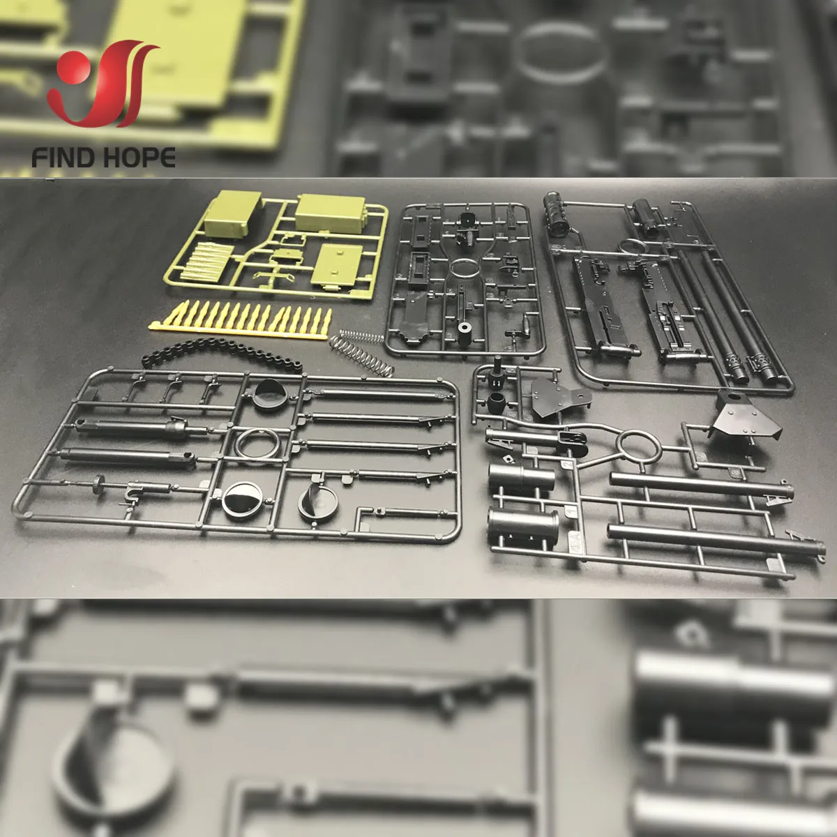 1:6 Scale Browning M2 MACHINE GUN Model Military US Army Assembly Toy for Action Figure Accesssories