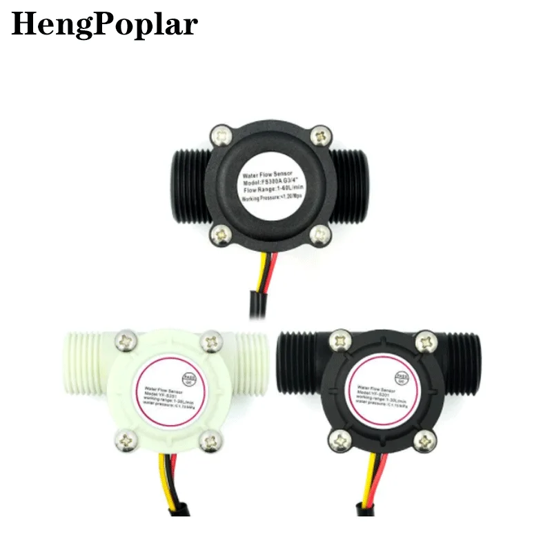 Flowmeter Hall Flow Sensor Water Control Liquid Flow 1-30L/min 2.0MPa Sensor Switch YF-S201