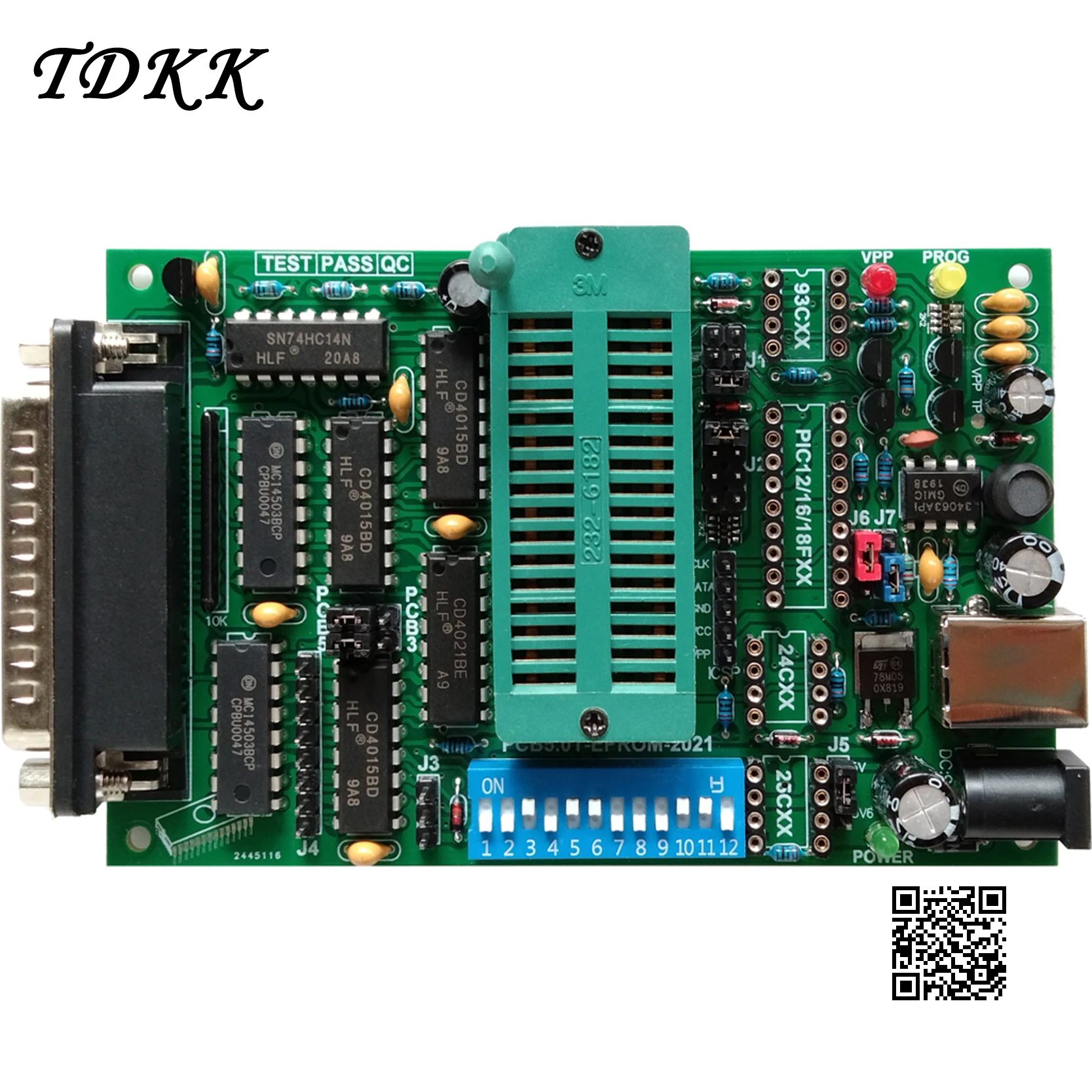 

Pcb5 Multifunctional Programmer Willem Burner EPROM Flash MCU Motherboard BIOS Write