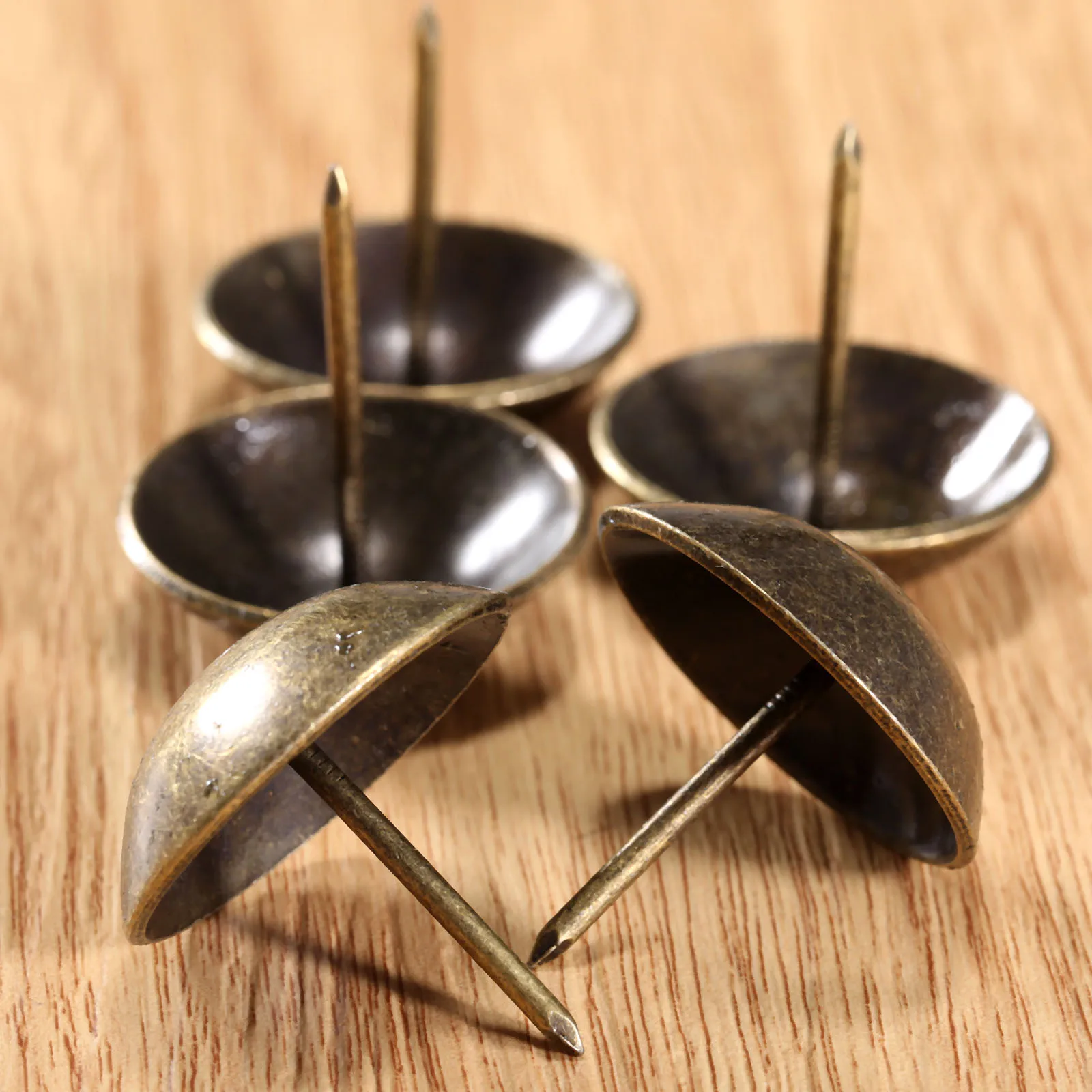 5pcs/1pc Nails Antique Bronze Decorative Upholstery Tacks Stud Jewelry Box Furniture Pushpin Iron Doornail Vintage 3cm
