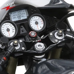 For Kawasaki ZZR1400 2006-2011 3D Carbon Fiber Triple Tree Yoke Cover Protector Tank Pad