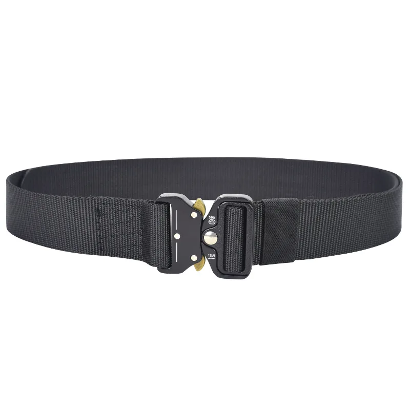 3.8cm Tactical Molle Belt Mens Military Army Combat Waist Belts Utility Nylon Heavy Duty Hunting Airsoft Sports Waist Support