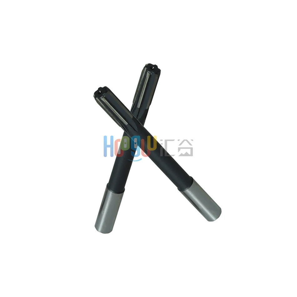 High Precision HSS E H7 Straight Shank Machine Reamer Finish Ground Carbide Chamber Reamer