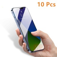 10Pcs Full Cover Screen Protector For iPhone 12 Pro Max 0.3mm Transparent Protective Glass For iPhone 12 mini Tempered Film