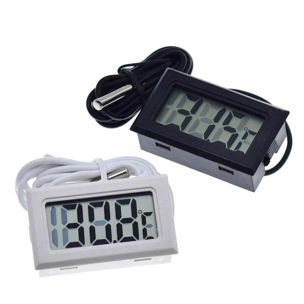 TZT Mini Digital LCD Thermometer Temperature Sensor Automatic Control Fridge Freezer Thermometer tpm-10