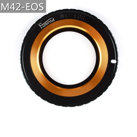 Металлическое переходное кольцо для объектива M42-EOS для объектива M42 на регулируемый адаптер объектива Canon EOS EF 5DIII 5DII 5D 6D 7D 60D топ 10 адаптер ef-m42 - №2