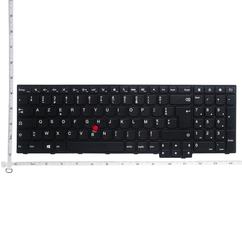Teclado de laptop ar/fr/g/br/ru, compatível com lenovo thinkpad e550, e550c, e555, e560, e565
