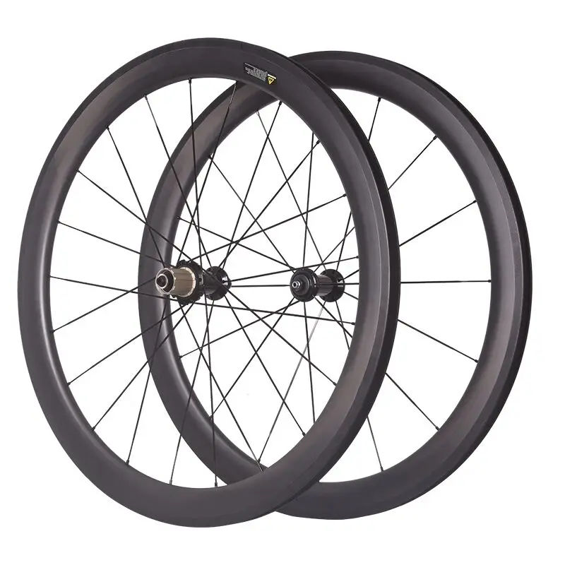

no logo 700C 50-25mm Carbon Knife Carbon Fiber C/V Brake Rim Brake Road Bike Wheelset