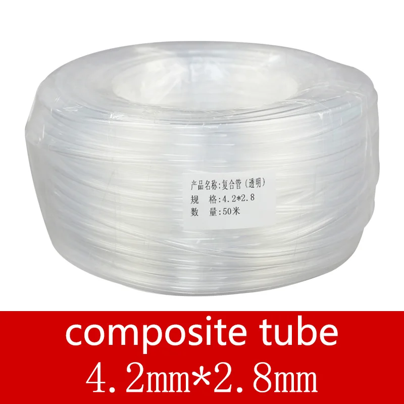 Imagem -01 - Tubo da Tinta para a Estação 4.2*2.8 mm do Amortecedor da Cabeça de Impressão da Impressora Dx4 Dx5 Única Linha Transparente