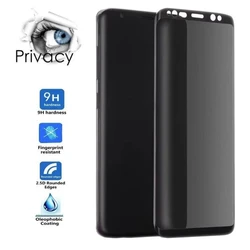 New Curved Anti-spy Tempered Glass for Samsung S22 S21 S20 S10 S9 S8 Plus S10E Note 20 10 9 8 Privacy Full Screen Protector Film