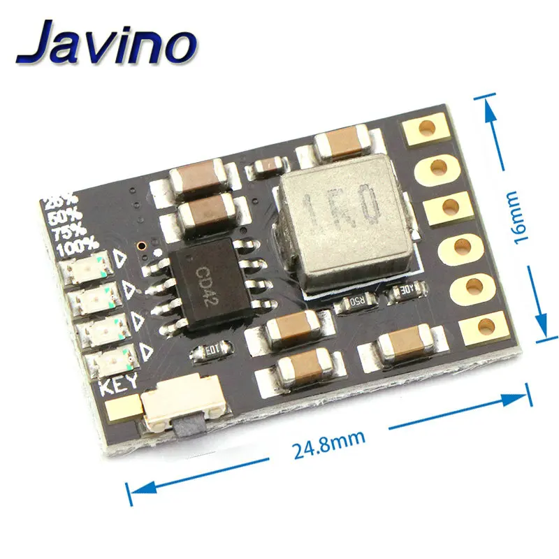 2A 5V ładowanie rozładowania zintegrowana bateria litowa 3.7V 4.2V Boost mobilna ochrona zasilania Diy elektroniczny moduł płytki PCB