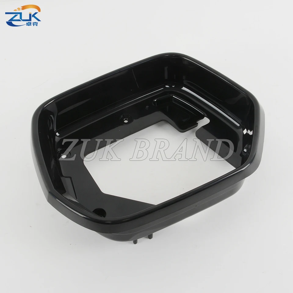 ZUK Car Exterior Door Rearview Mirror Frame For HONDA CRV CR-V 2007-2011 RE1 RE2 RE4 Rear View Wing Mirror Cover Bezel Panel