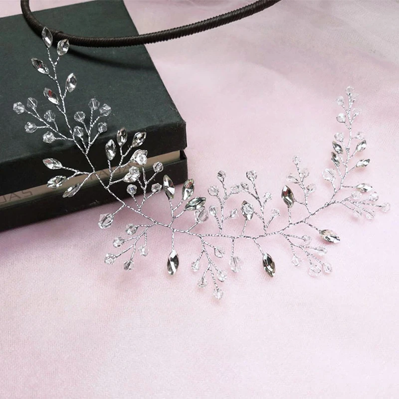 Frauen Stirnbänder Haar Schmuck Hochzeit Haar Zubehör Für Frauen Strass Perle Stirnband Braut Tiara Hair Zubehör