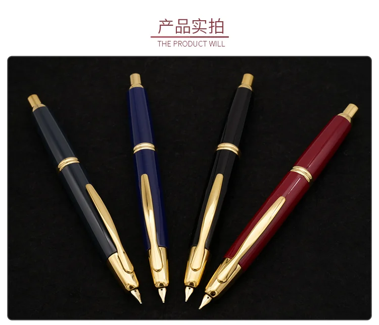 PILOT Pen Capless Füllfederhalter, 18 Karat Goldfeder, Tintenstift, Stiftset, Schreibwaren, Stift zum Schreiben, Bürozubehör – Detail 8