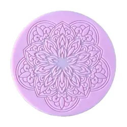 Round Decorative Lace Cake Mold  Silicone Mold Sugar Coating Mould DIY Crafts Durable Multiduty And Reuseable Baking Tools m090