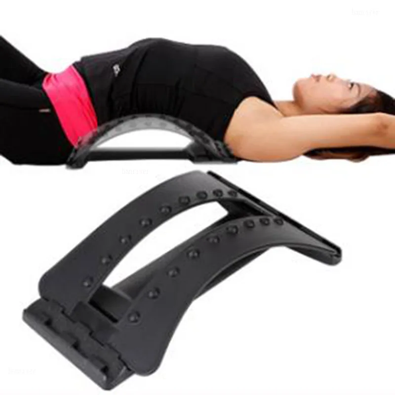 

Lumbar spine tractor traction bed home bulging cervical vertebra waist back massager cushion for leaning on is prominent