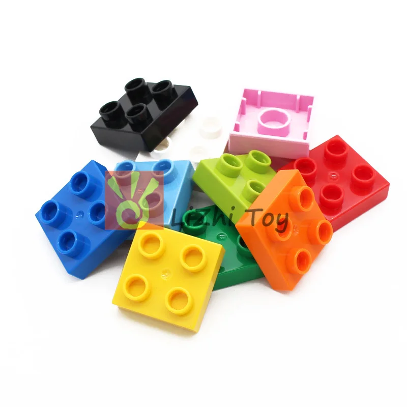 

MOC DIY Large Building Block Brick 2X2X1/2 ( Thick ) Big Size Bricks Assembled Accessories Bulk Part Children Toys