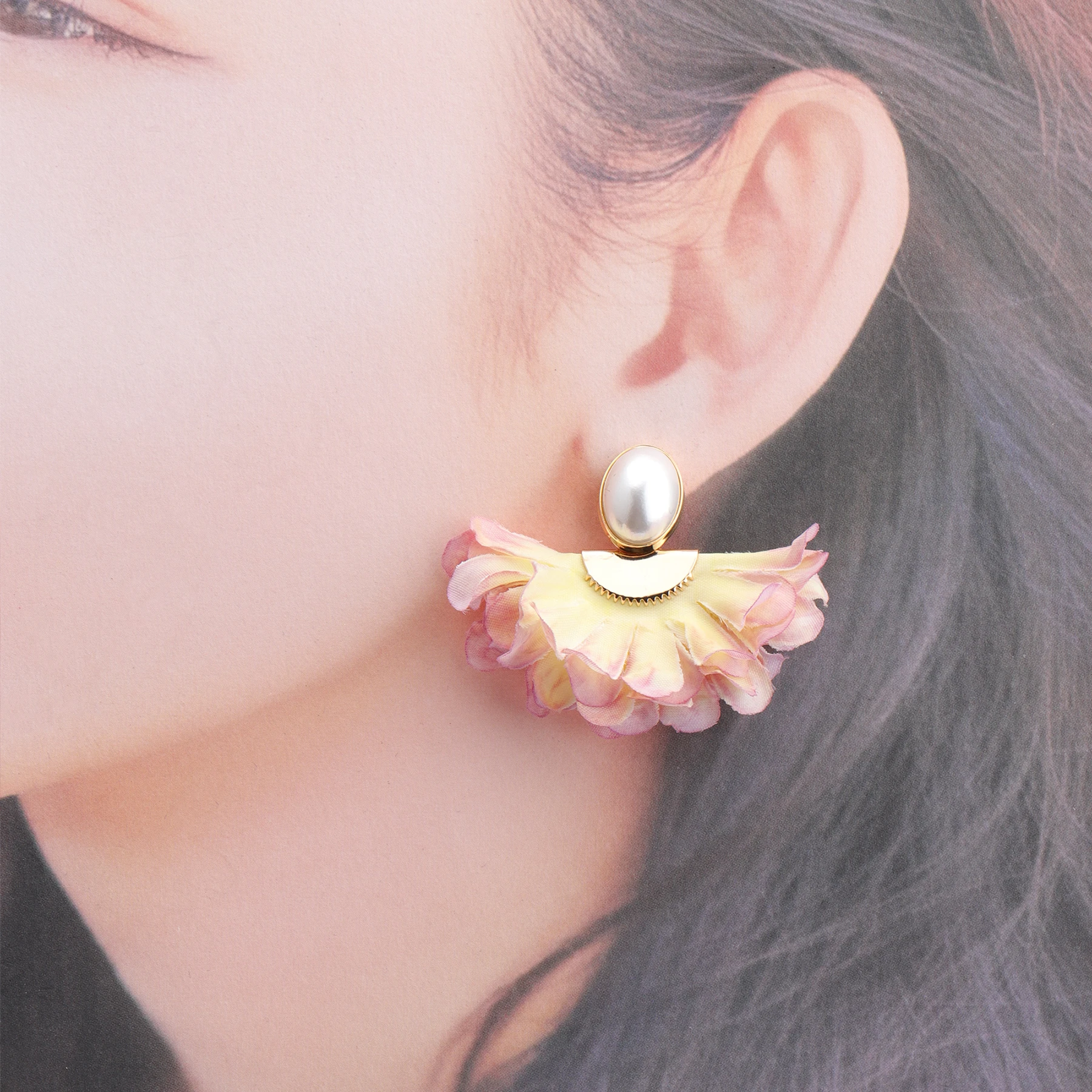 CHENGRUI F146, 보석 만들기, 공예 재료, 손으로 만든, diy 꽃 펜 던 트, 구리 금속, 공예 용품, 보석 만들기, 10 개/몫
