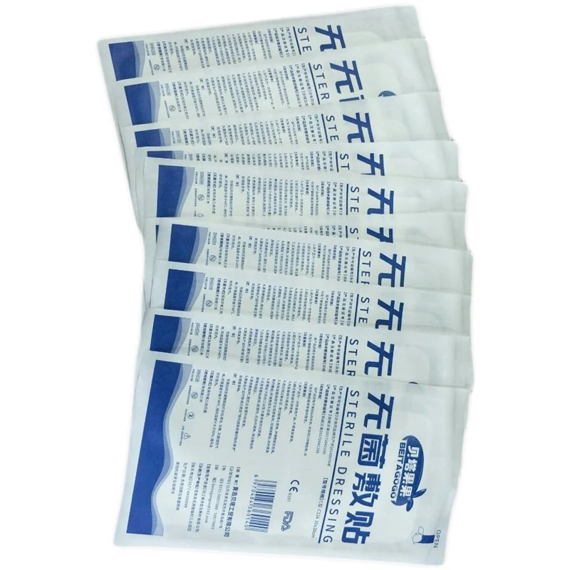 20 Stuks 6Cm X 7Cm/7Cm X 9Cm Medische Zelfklevende Non-Woven wondverband Grote Size Hypoallergeen Band Aid Bandage