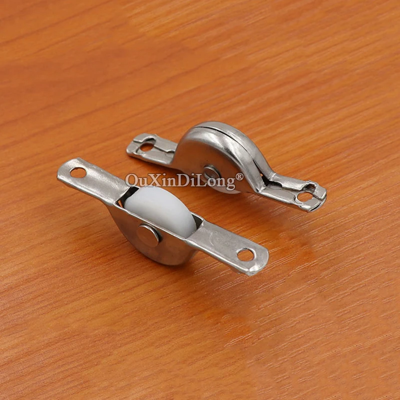 

Фирменная Новинка, 10 шт., металлические ролики для раздвижных дверей, шкивы, колеса для дверей шкафа, витрина, двухтактные движущиеся колеса