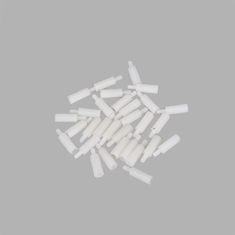 Imagem -03 - Parafuso de Espaçamento para Placa-mãe Parafuso Hexagonal de Nylon com Espaçamento para Pcb Computador m2 m3 m4 1000 Peças