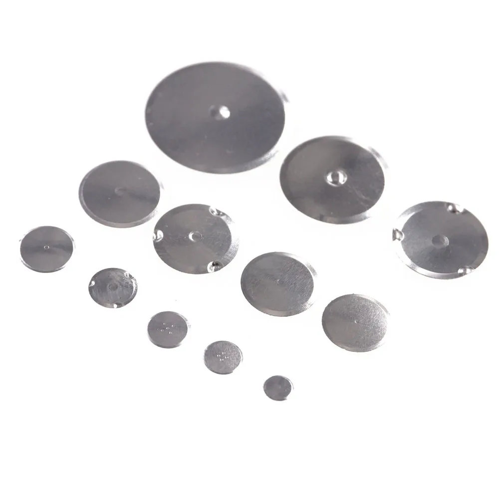 100pcs 3.0 4 4.5 6 7 8 9 10 12 mm Diameter Single Circle Round Shape Metal dome Snap Dome Switch SPST Array switch