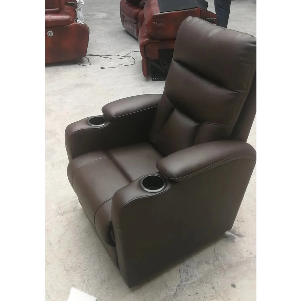 manual electric recliner relax massage theater chair living room Sofa functional genuine leather couch Nordic modern диван мебел