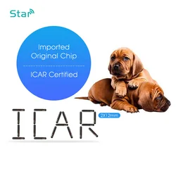 100pcs/lots 1.4*8mm FDX-B glass tag ISO11784 100pcs Bioglass Chip 2*12mm Rfid Transponder1.25*7 Animal Id Tag for Dog 134.2khz