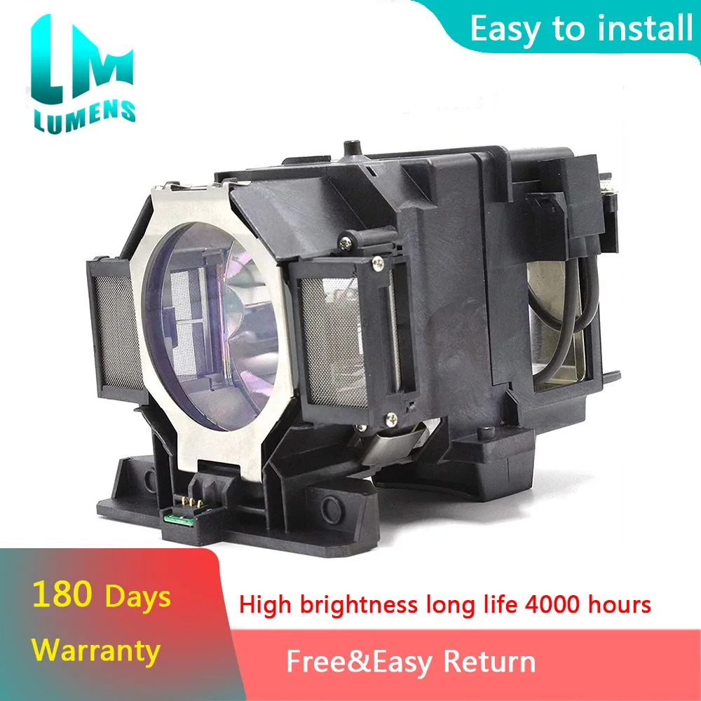

High Bright (one lamp) ELPLP52 for PowerLite Pro Z8000WUNL Z8050WNL EBZ8000WU Z8050W (mercury free, powered by led)